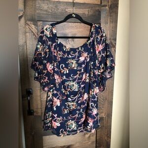 Woven embroidered tunic by Nina Leonard